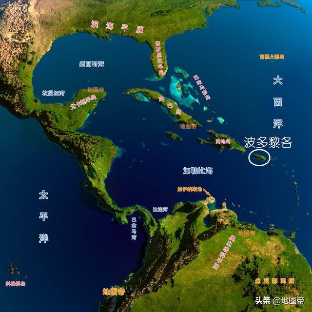 波多黎各地图(波多黎各地图位置)