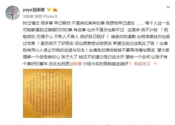 刘雨欣回应张檬道歉，愿意尝试做朋友，更担忧孩子