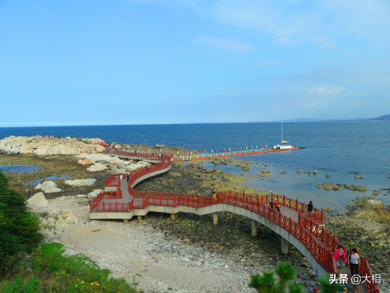 山东省烟台市牟平区的獐岛影像