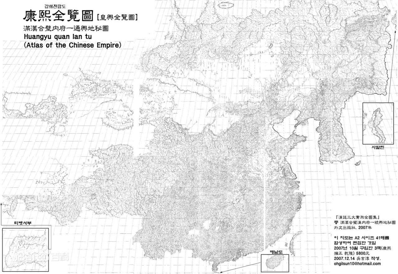 库页岛到底算不算清朝的疆域范围？看看外国的清朝地图是怎么画的