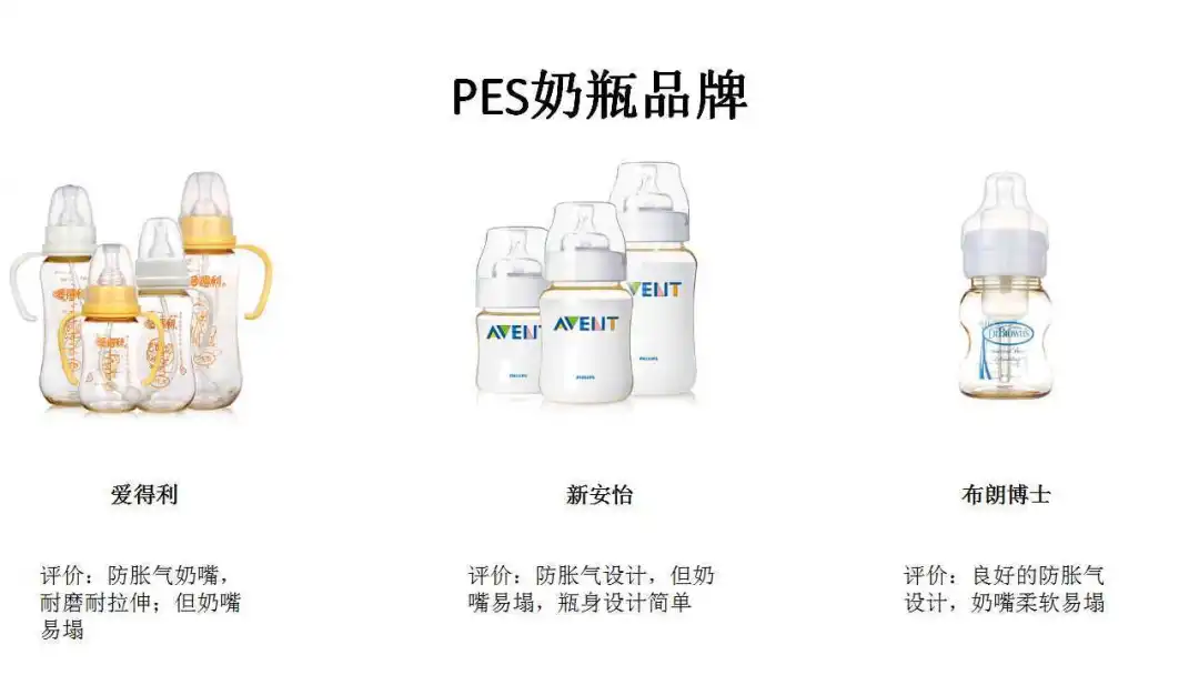 玻璃，PP，PA，PPSU，PES，硅胶奶瓶材质大对比