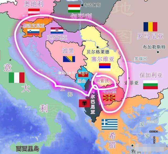 南斯拉夫解体为哪些国家(南斯拉夫解体为哪些国家地图)