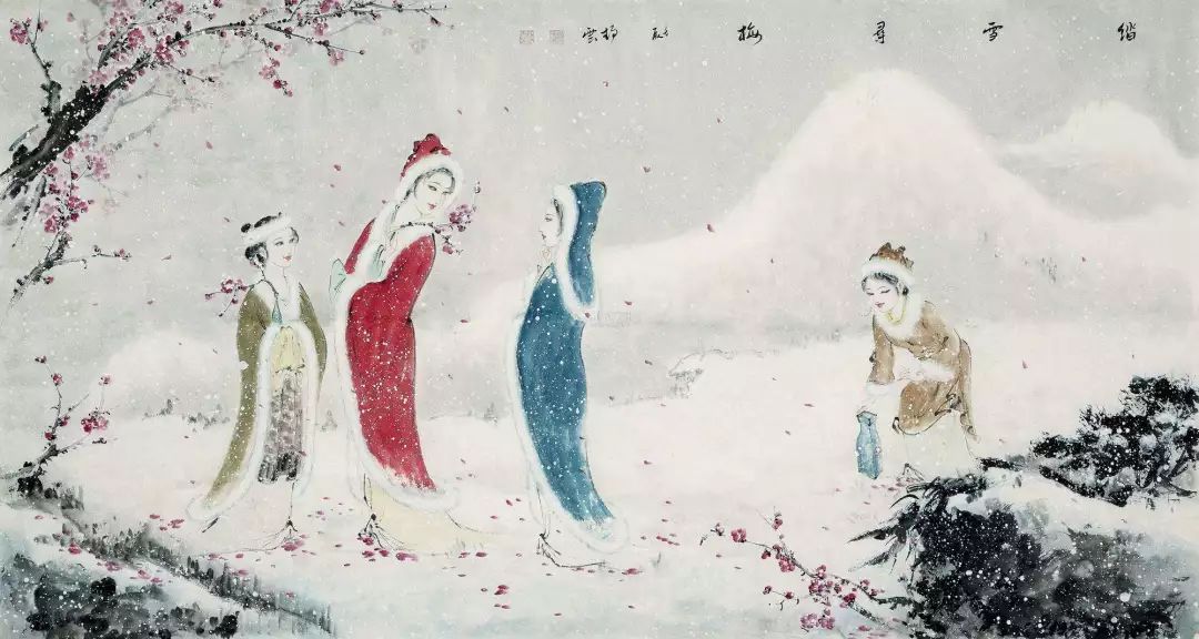 50幅雪画，50首雪诗，与你赏尽雪冬之美！